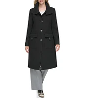 Andrew Marc Sport Almedia Wool Blend Single Breasted Walker Coat