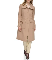 Andrew Marc Sport Almedia Wool Blend Single Breasted Walker Coat