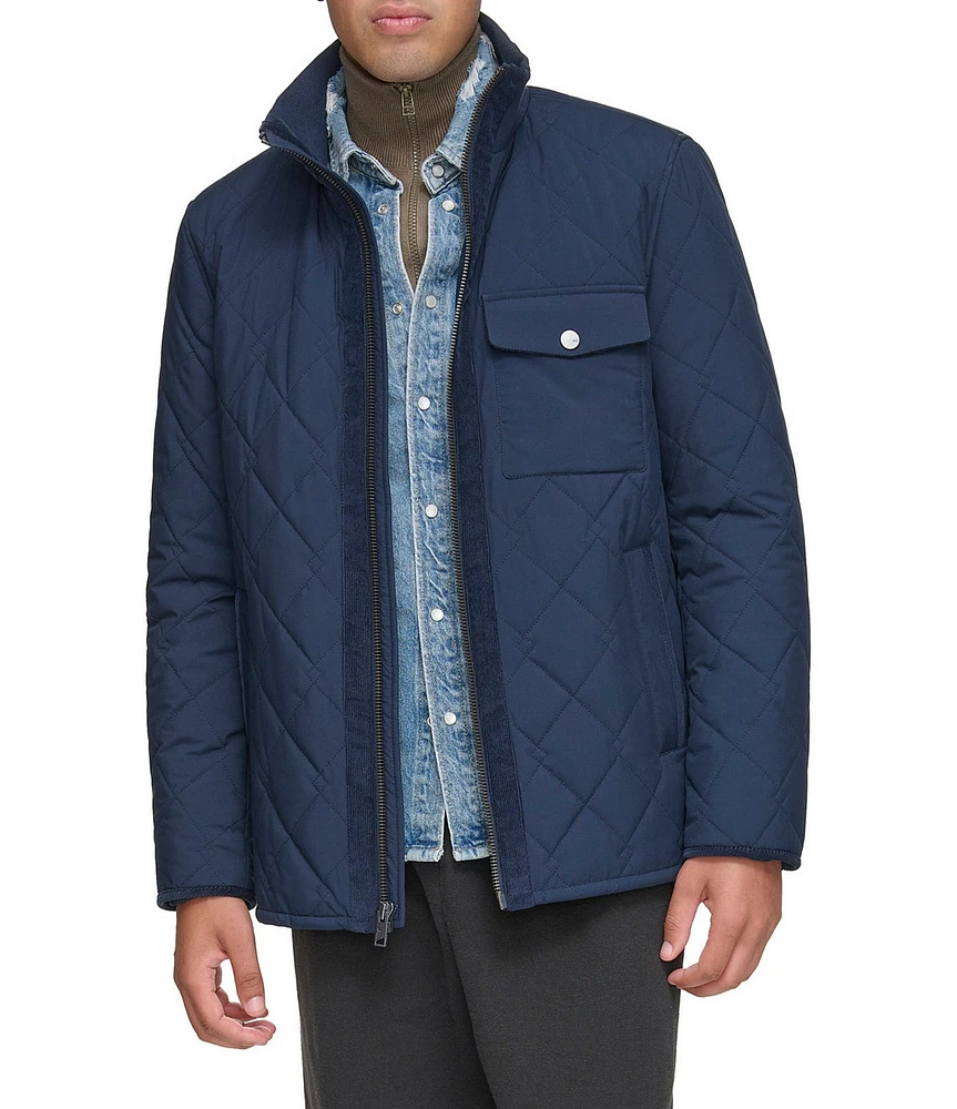 Andrew Marc Sport Amberg Corduroy Contrast Barn Jacket