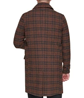 Andrew Marc Sport Bexar Plaid Wool Topper Coat