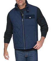 Andrew Marc Sport Corduroy Contrast Barnet Vest