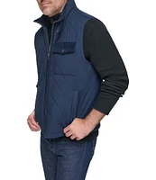 Andrew Marc Sport Corduroy Contrast Barnet Vest