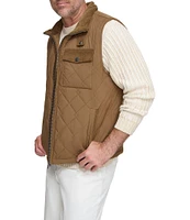 Andrew Marc Sport Corduroy Contrast Barnet Vest