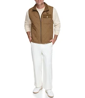 Andrew Marc Sport Corduroy Contrast Barnet Vest