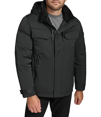 Andrew Marc Sport Gawler Hooded Utility Jacket