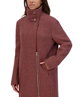 Andrew Marc Sport Geller Wool Blend Collared Walker Coat