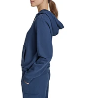 Andrew Marc Sport Long Sleeve Hooded Sweatshirt