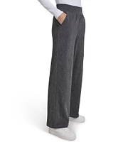 Andrew Marc Sport Luxe Chenille Ribbed Wide Leg Pant