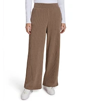 Andrew Marc Sport Luxe Chenille Ribbed Wide Leg Pant