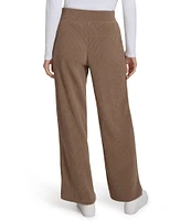 Andrew Marc Sport Luxe Chenille Ribbed Wide Leg Pant