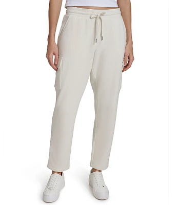 Andrew Marc Sport Pull-On Fleece Cargo Ankle Pant