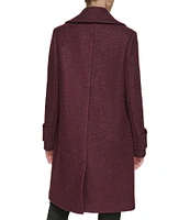 Andrew Marc Sport Regine Notched Lapel Collared Wool Coat