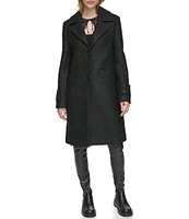 Andrew Marc Sport Regine Notched Lapel Collared Wool Coat