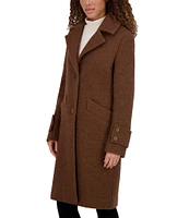 Andrew Marc Sport Regine Notched Lapel Collared Wool Coat