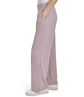 Andrew Marc Sport Stretch Ribbed Flare Pants