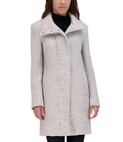 Andrew Marc Sport Verda Wool Blend Collared Walker Coat