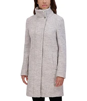 Andrew Marc Sport Verda Wool Blend Collared Walker Coat