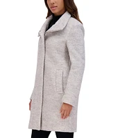 Andrew Marc Sport Verda Wool Blend Collared Walker Coat