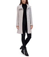 Andrew Marc Sport Verda Wool Blend Collared Walker Coat