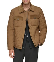 Andrew Marc Sport Walkerton Corduroy Contrast Shirt Jacket