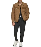 Andrew Marc Sport Walkerton Corduroy Contrast Shirt Jacket