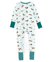 Angel Dear Baby Boys 6-24 Months Long Sleeve Duck Printed Zipper Footie Coverall