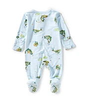 Angel Dear Baby Boys Newborn-9 Months Long Sleeve Bass Zipper Footie Coverall