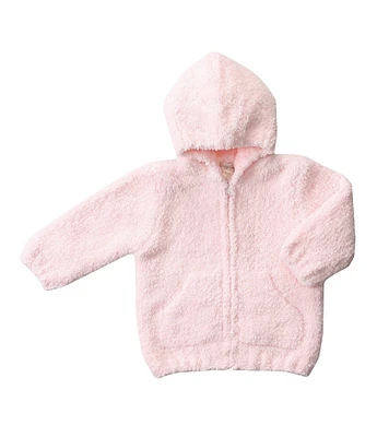 Angel Dear Baby Girls Newbron-18 Months Chenille Hoodie Zip Front Jacket