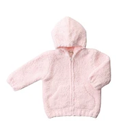 Angel Dear Baby Girls Newbron-18 Months Chenille Hoodie Zip Front Jacket