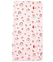 Angel Dear Baby Girls Santa Print Blanket