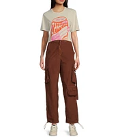 Angie Corduroy Solid Cargo Pants