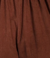 Angie Corduroy Solid Cargo Pants