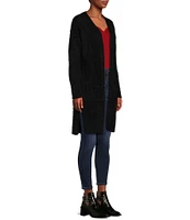 Angie Fuzzy Duster Cardigan