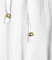 Angie Off-The-Shoulder Cap Sleeve Coordinating Crop Top