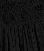 Angie Scoop Neck Short Sleeve Tie Front Empire Waist Dress