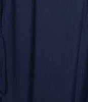 Angie Scoop Neck Spaghetti Strap Racer Back Ruffle Front Midi Dress