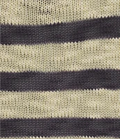 Angie Sleeveless Scoop Neck Striped Knit Tank Top