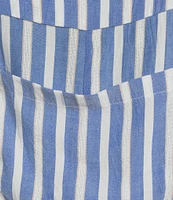 Angie Sleeveless Square Neck Striped Romper