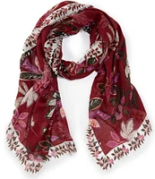 Anna & Ava Abstract Floral Oblong Scarf