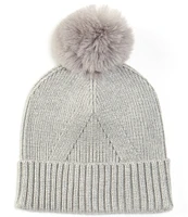 Anna & Ava Basic Pom Knit Beanie