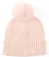 Anna & Ava Basic Pom Knit Beanie