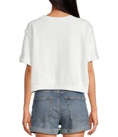 Anna & Ava Block U.S.A Cropped Pullover