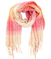 Anna & Ava Color Fade Oblong Scarf Wrap