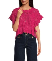 Anna & Ava Crochet Poncho