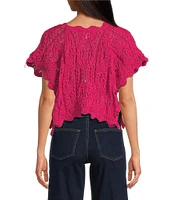Anna & Ava Crochet Poncho