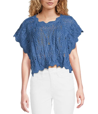 Anna & Ava Crochet Poncho