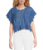 Anna & Ava Crochet Poncho