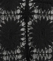 Anna & Ava Cropped Sunflower Lace Topper