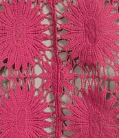 Anna & Ava Cropped Sunflower Lace Topper