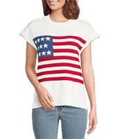 Anna & Ava Flag Knitted Pullover